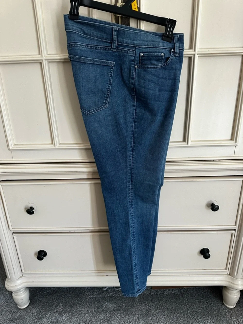 Ann Taylor Dark Blue Stretch Skinny Jeans - Picture 4 of 4